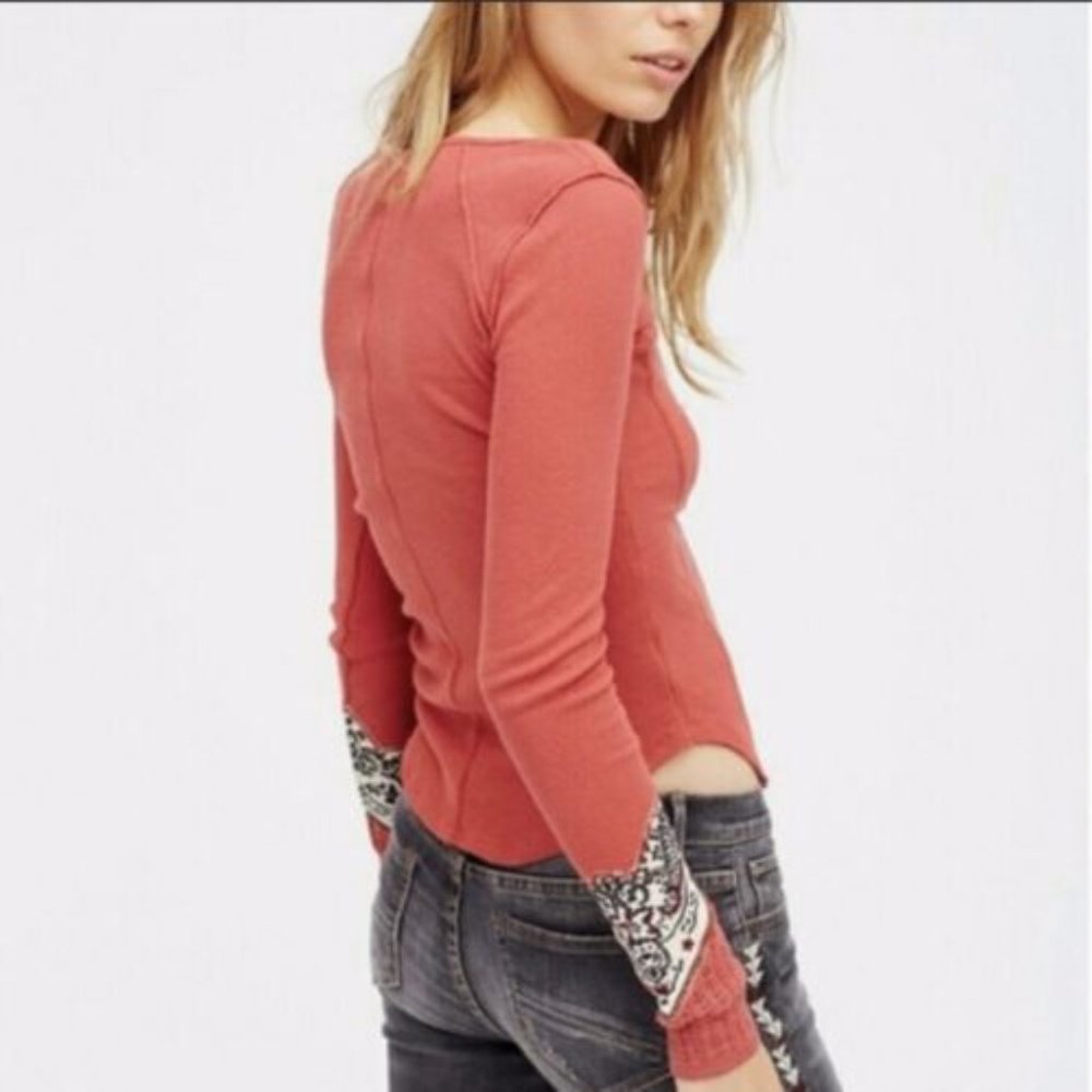 Free People Bandana Cuff Top Size Medium - Picture 2 of 9